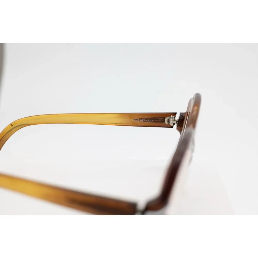 Vintage Optyl Germany Amber Tortoiseshell Eyeglasses‎ Retro 80s Optical Frames